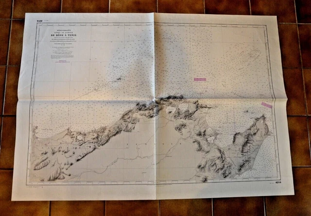 Carte Marine Ancienne 1930 - Côte Nord De L'Espagne - Admiralty