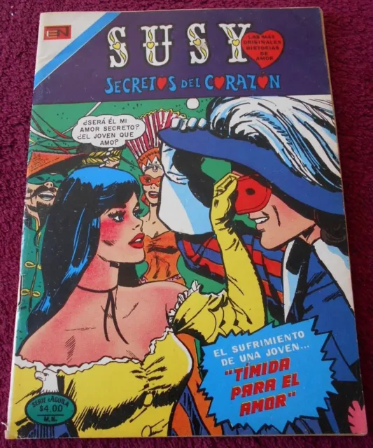 SUSY comic NOVARO LOVE foreign VINTAGE YOUNG ROMANCE #142 DC COMICS CARNIVAL