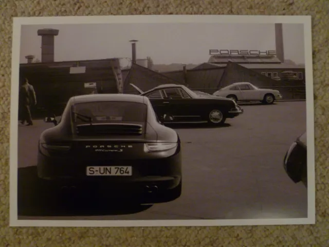 2014 Porsche 911 50th Anniversary Showroom Advertising Poster RARE! Awesome L@@K