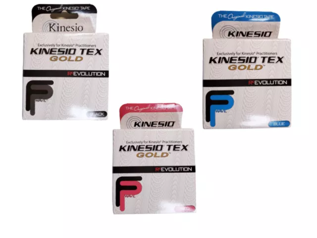 Kinesio Tex Gold FP Tape -  2" x 16.4'  Blue, Red, or Black