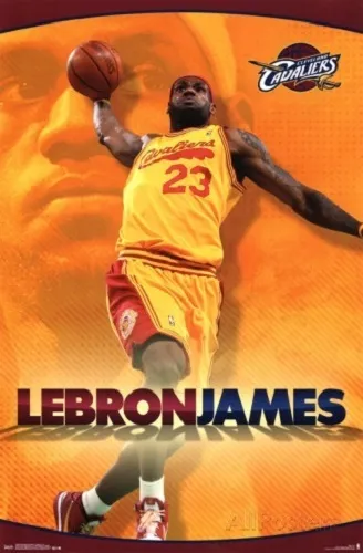 2014 Nba Cleveland Cavaliers Lebron James Poster Print New 22X34