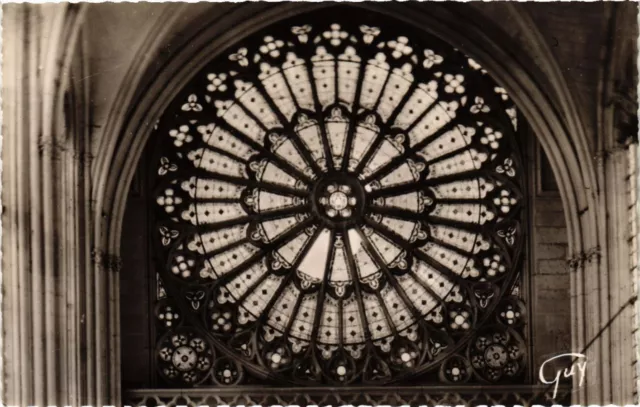 CPA AK St-GERMER by Fly OISE - Interior of La Ste-Chapelle Rosace (424015)