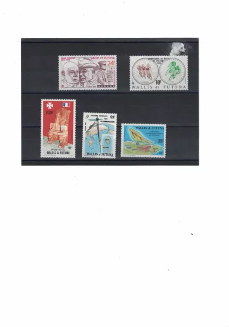 Lot de timbres de Wallis et Futuna