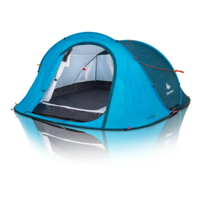 Decathlon Quechua 2 Second Pop Up Camping Tent For 3 People Waterproof!