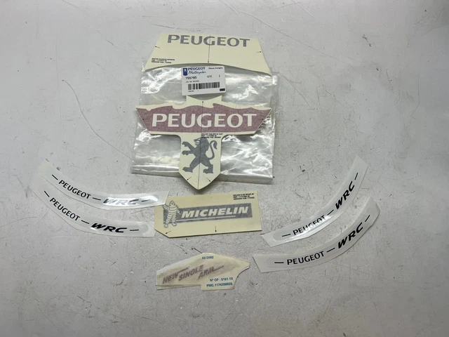 NOS WRC PEUGEOT SPEEDFIGHT STICKER o SET DECALCOMANIE - PARTE 755795 MEZZO SET