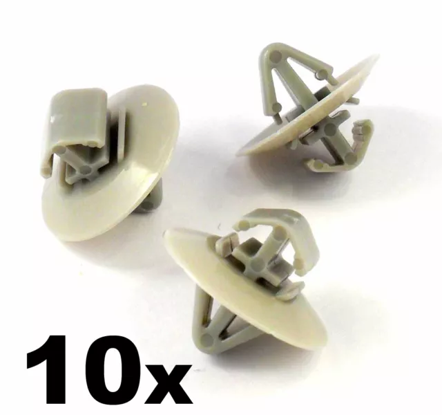 10x Plastic Clips for Vauxhall Vivaro Side Moulding / Lower Protection Door Trim