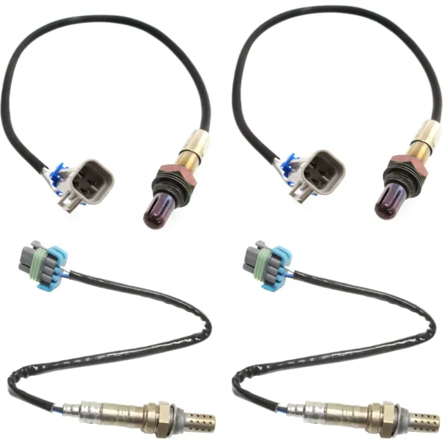 Set of 4 O2 Oxygen Sensors Front & Rear DOWNSTREAM for Buick Lucerne Saturn Vue