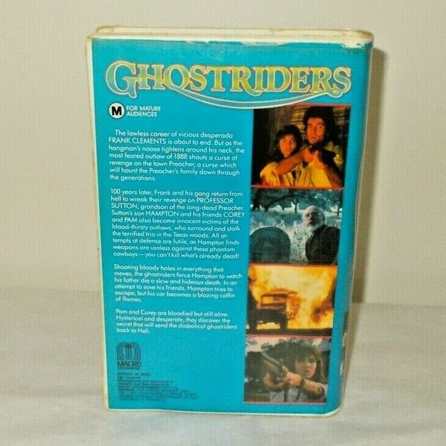 Ghost Rider Vhs GHOST RIDERS VHS VHS Big Box Ex Rental Macro £31.15 - PicClick UK
