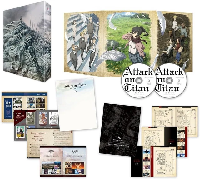 ATTACK ON TITAN The Final Season Blu-ray EUR 99,21 PicClick ES