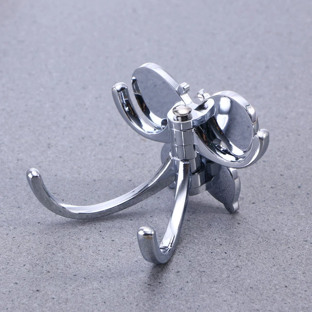 Solid Metal Swivel Cloth Hanger Heavy Duty Hange for Bedroom Bathroom
