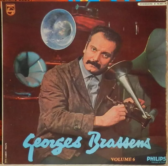 GEORGES BRASSENS Volume 6 France 10inch LP