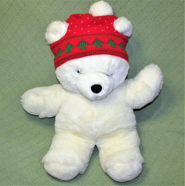 Vintage 1989 Kmart CHRISTMAS DRESS Holiday Teddy Bear 16, 60 OFF