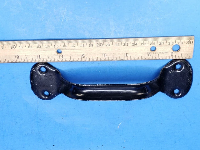 Vintage Barn Door Handle Shed Gate Slider Bulkhead 7 3/4" Long Steel 4 Available 3