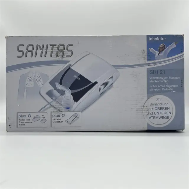 Sanitas SIH 21 Inhalator mit Kompressor-Drucklufttechnologiefür Erwachsene