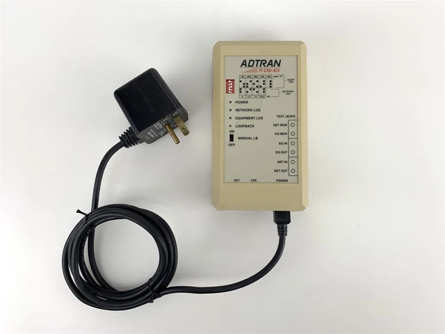 Adtran T1 CSU ACE Full-Featured T1 Channel Service Unit 1200.022L2