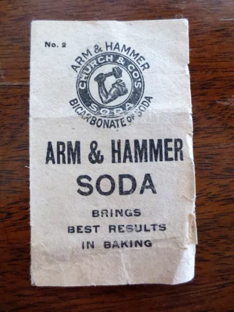 Early 1900s Arm & Hammer Baking Soda Boston Brown Bread Recipe Foldout Booklet