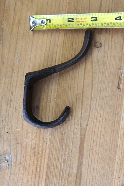 20 Coat Hooks Hat Hook Hall Tree 3" Rustic Towel Vintage Style Cast Iron Wall 7