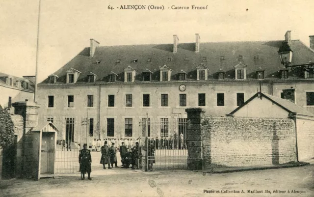 Carte ALENCON Caserne Ernouf