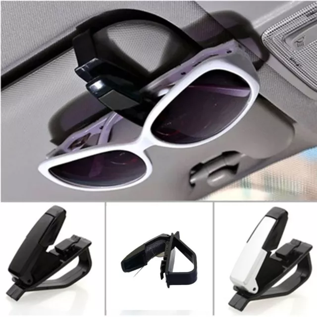 Auto Brillen halter Universal Auto Visier Sonnenbrille Clip Halter Leder  Brillen Aufhänger Ticket Karte Clip Brille Halterung für Auto - AliExpress