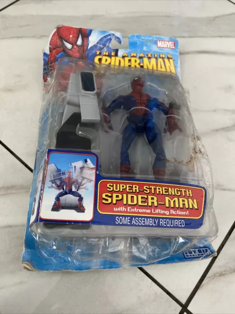 ToyBiz Marvel The Amazing Spider-Man Super Strength Sealed Package Figure 2005
