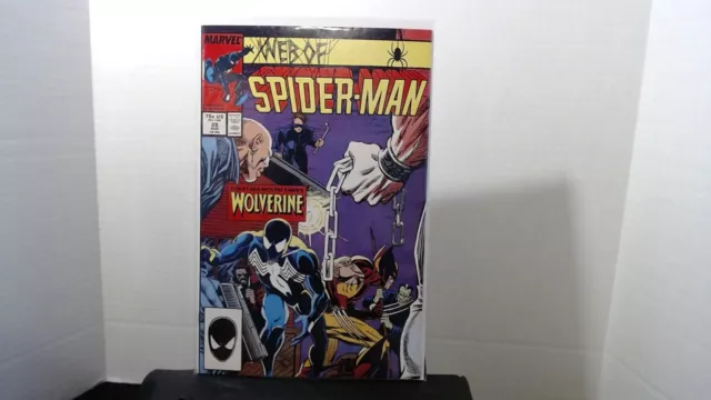 Web of Spider-Man #29 FN/VF Wolverine Marvel Comics