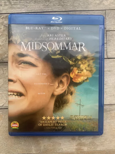 Midsommar (Blu-Ray/DVD/Digital, 2019) Florence Pugh - No Scratches