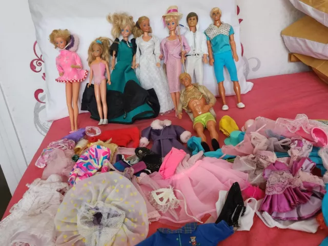 lot barbies vintage