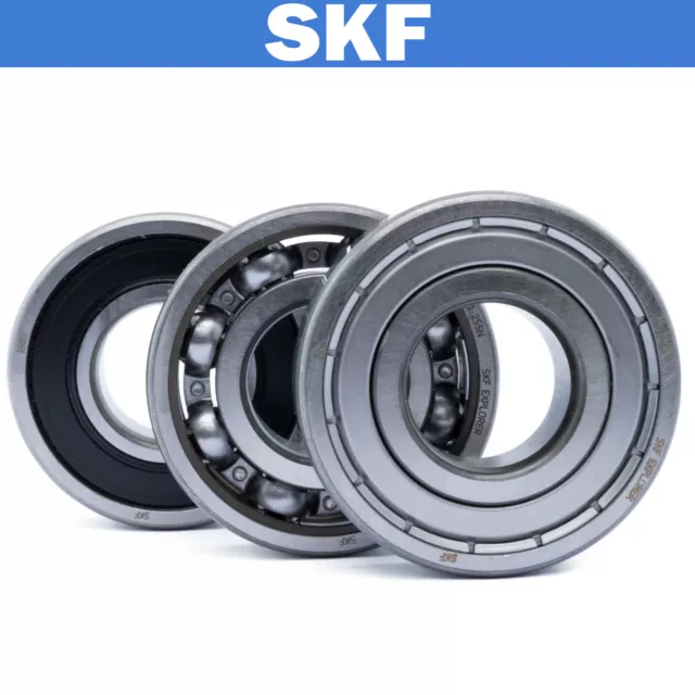 SKF Kugellager 6200 6201 6202 6203 6204 6205 6206 6207 6208 6210 ZZ 2RS offen C3