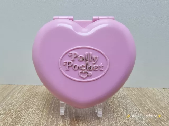 Polly Pocket - rosa Herz / Landhaus / Bluebird 1989 / Vintage *vollständig*