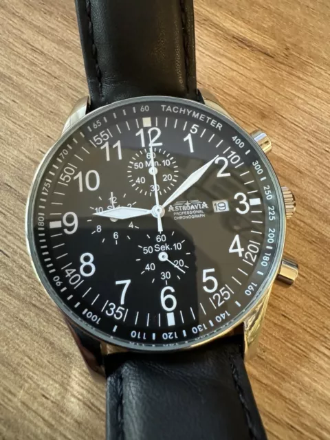 ASTROAVIA WATCH PILOTS Watch. Chronograph. Tachymeter. Ultra rare. 316L 220.00 PicClick UK