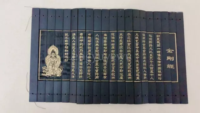 Chinese Classical Scroll Slips Famous Book Of "Diamond Sutra" 72X24CM Calligraph