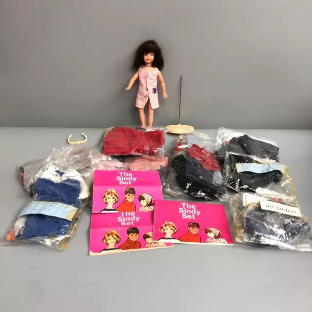 Pedigree Patch Doll Bundle w Clothes Accessorise 1960s Sindy's Little Sister -CP