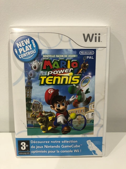 Jeu Wii : Nouvelle Façon De Jouer - Mario Power Tennis - Neuf Sous Blister Scellé