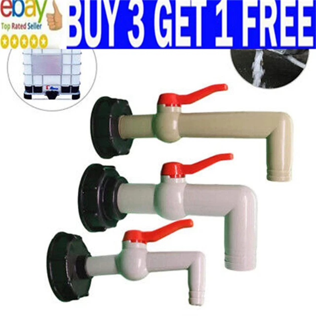 IBC Adattatore a T PE 25 e valvola a sfera 1/2