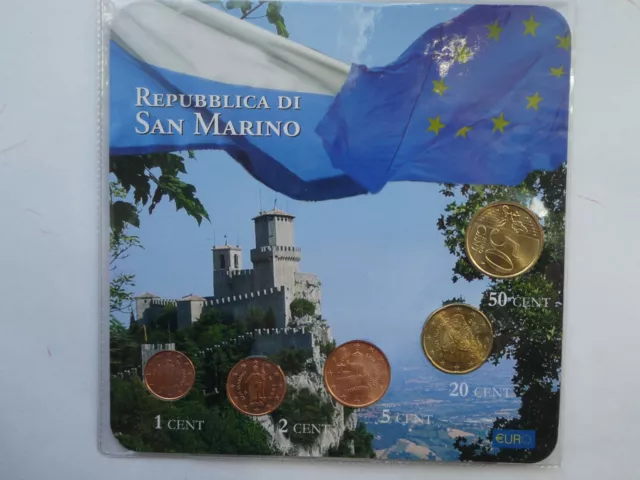 KMS, San Marino, 1 Cent - 50 Cent, 2008, original