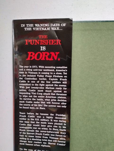 THE PUNISHER: BORN by GARTH ENNIS, MAX COMICS, TPB, 1ST PRINT, 2004 3