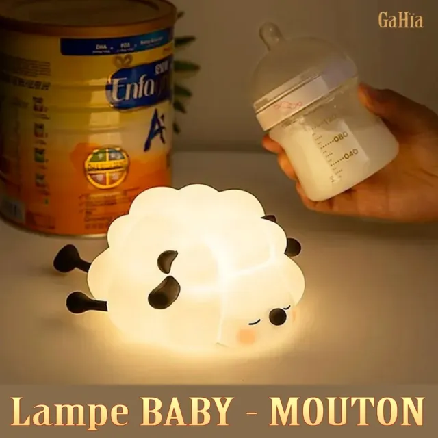 Lampe Baby Mouton Nuage Doudou Veilleuse Relaxante Portable Pour Bébé Enfant