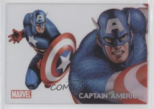 2010 70 Years of Marvel Comics Clearly Heroic Cels Captain America #PC1 0kg8