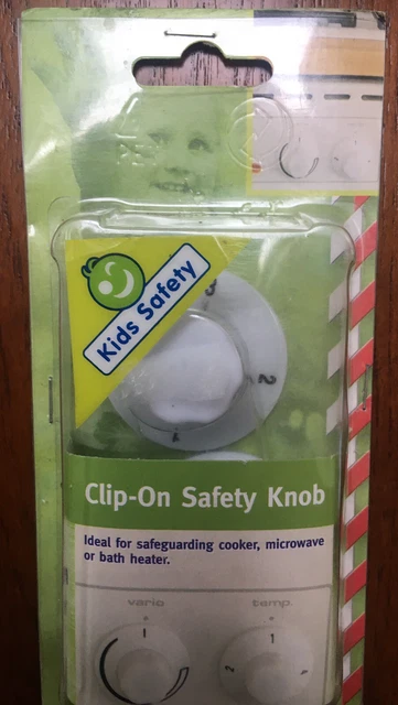 2 CON CLIP EN PERILLAS DE COCINA DE SEGURIDAD CUBIERTA Bebé Niño Pequeño Protección del Hogar NÚMEROS Esfera