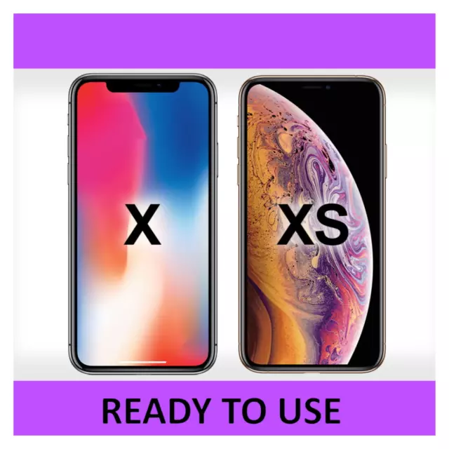 Apple iPhone X/XS 64GB 256GB Unlocked Verizon AT&T Optus T-Mobile Clean ESN