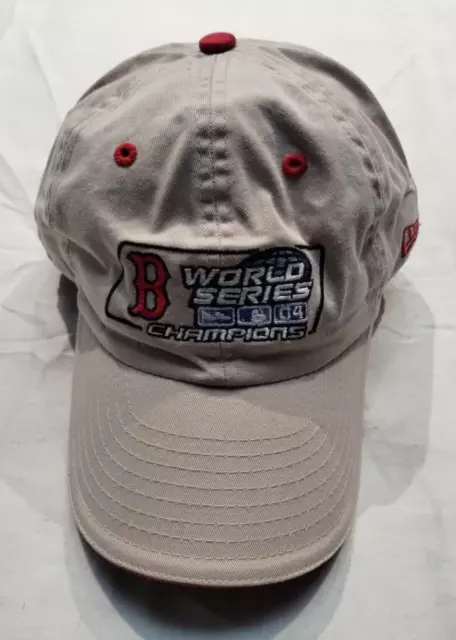 2004 World Series Boston Red Sox Champions Hat New Era Ballcap Sticker