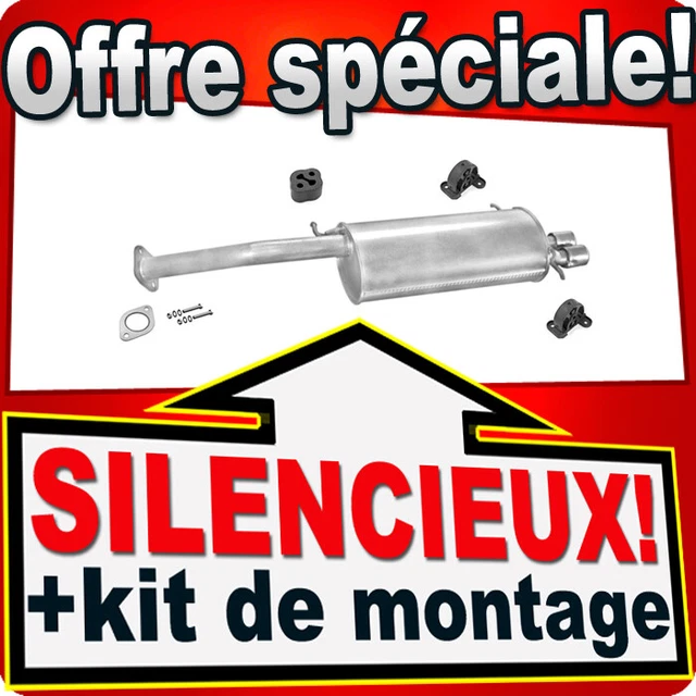 Silencieux Arrière Pour Ford Probe 2.5 24V 162ch 1993-1995 - Neuf, Acier Aluminié