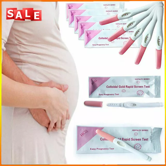10x HCG Pregnancy Test Sticks Ultra Early 99% Accurate 10mlU Home Urine Test Kit