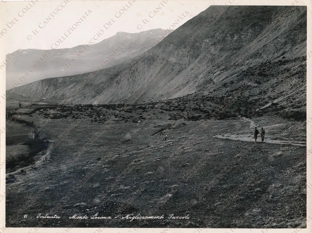 1940c PAVIA Monte Lesima Perimetro miglioramento pascolo Fotografia