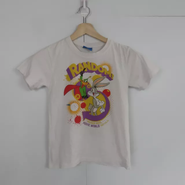 Warner Bros Movie World Australia Kids Boys T-Shirt Youth Size S Buggs Bunny