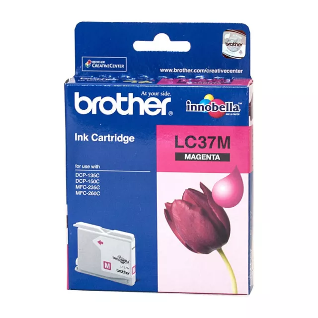 Brother LC-37M Magenta Ink Cartridge - to suit DCP-135C/150C, MFC-260C/ 260C SE-