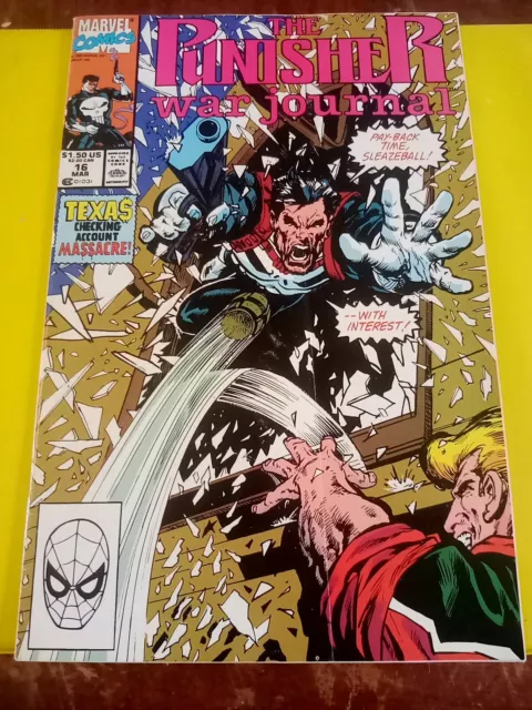 The Punisher: War Journal Issue # 16 Vol 1 Marvel Comics 1990