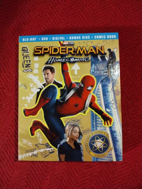 Spider-Man: Homecoming (Blu-Ray/DVD, 3-Disc Set, Target Exclusive)