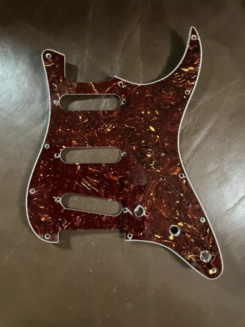 fender stratocaster Ultra tortoise pickguard 11 hole 3ply & Back Plate