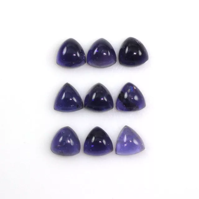 Natural Iolite Trillion Cabochon 5mm To 6mm Wholesale Loose Gemstone